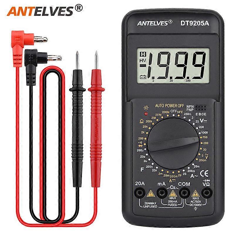 Professional Multimeter AC DC Voltage Current Indicator Resistance Capacitance HFE Diode Tester Multimeter Digital With Buzzer