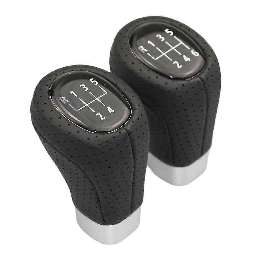 Leather 5 / 6 Speed Car Gear Shift Knob Head For BMW Stick Shifter Lever HandBall For BMW 1' 3' E81 E82 E90 E91 E92