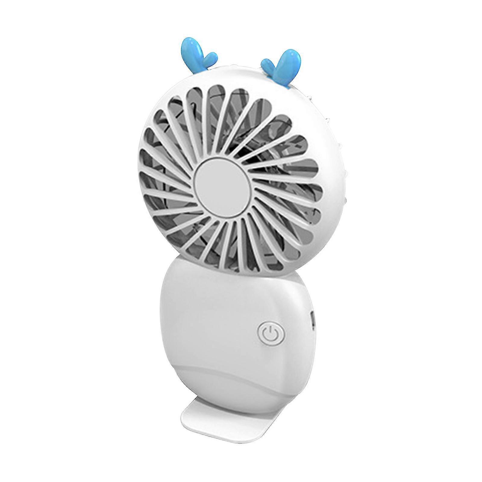 Handheld Pocket Mini Fan Portable With Bracket Desktop Usb Charging Electric Fan