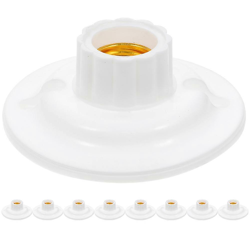 10pcs Screw Light Bulb Sockets Holder Lamp Socket Holders Screw Light Bulb Sockets
