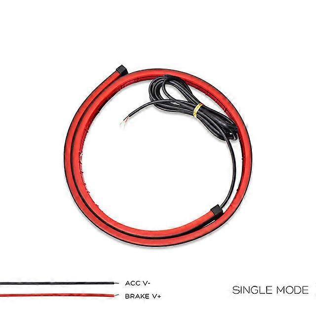 Ceyes 100cm Car High Position Brake Lights Rear Tail Warning Turn Signal Running Lamp Universal Auto 12V Flexible LED Strips