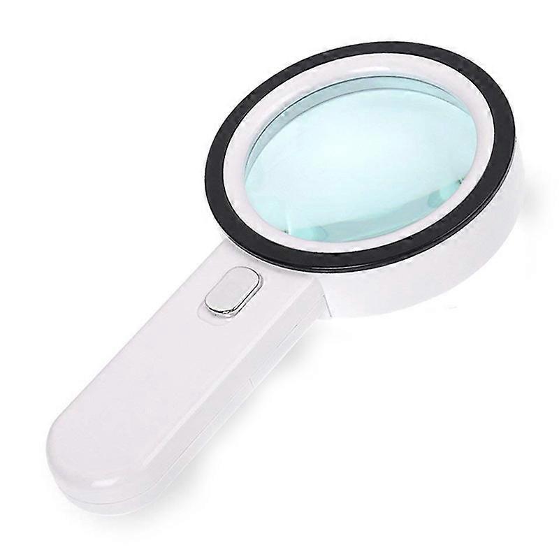 Magnifying Glass 20X, Magnifier with Light, LED Illuminated Handheld, Premium Magnifying Glass for