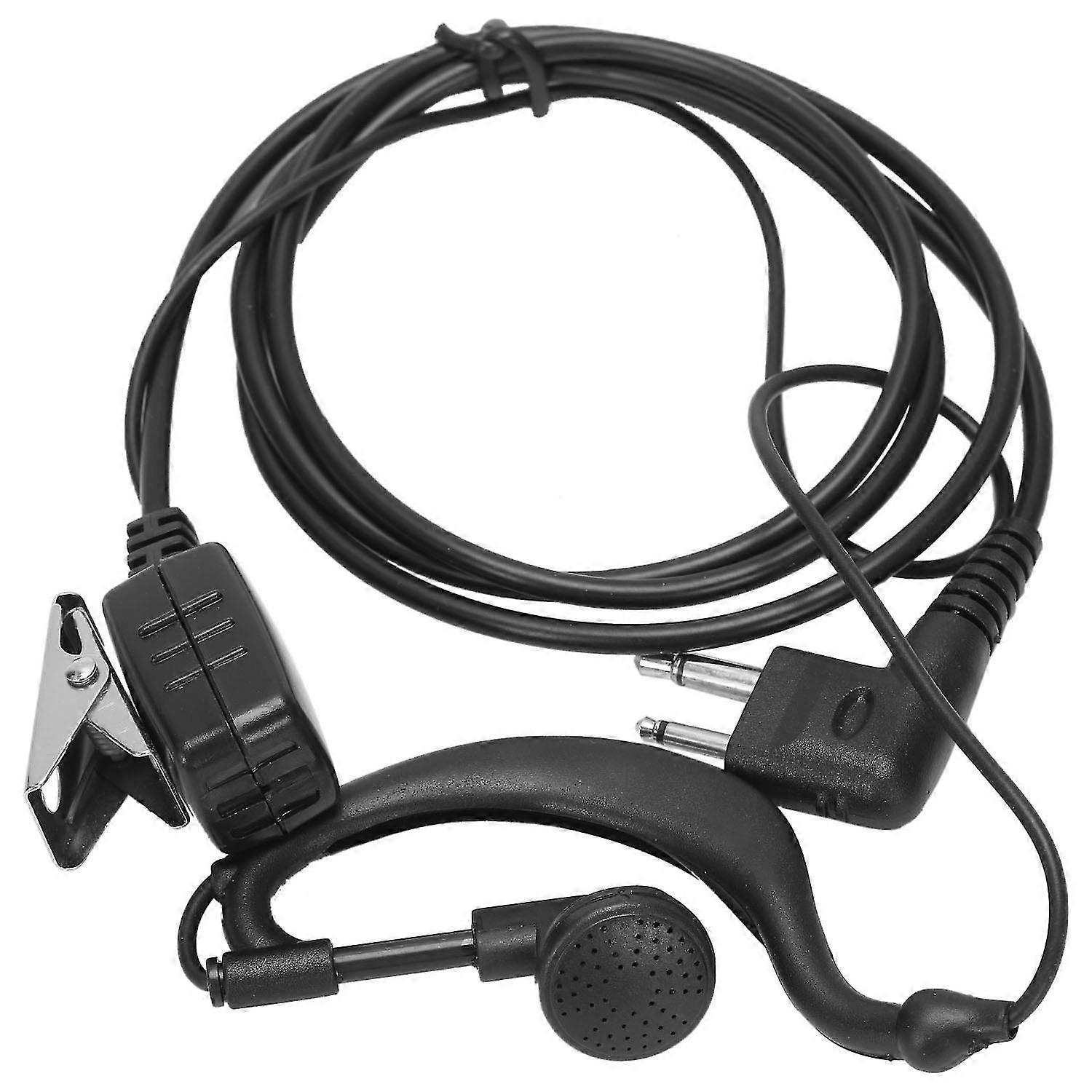 Security 2-Pin G Shape Earpiece Headset Mic Compatible For Motorola Radio Walkie Taikie cls1110 sv10 xtn446 MU11