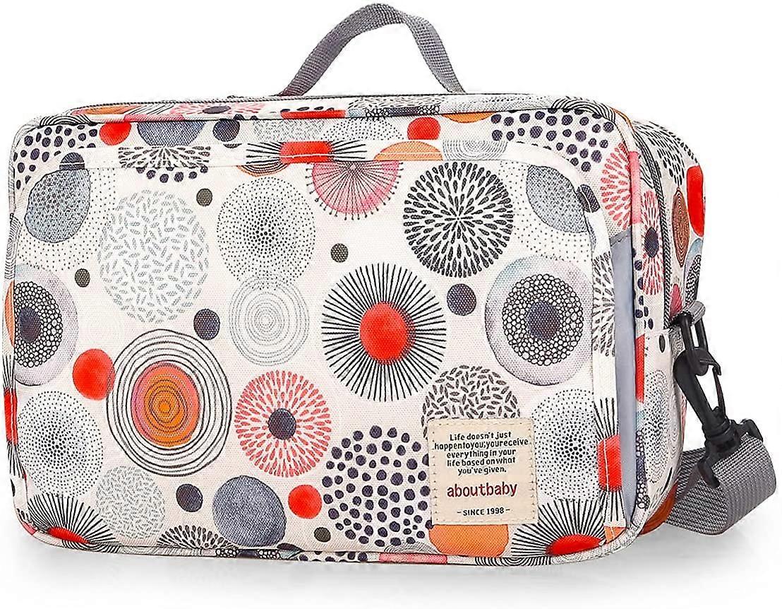 Pram Buggy Bag Organiser & Stroller Organiser,Large Stroller Storage with Deep Cup Holder(Circle)