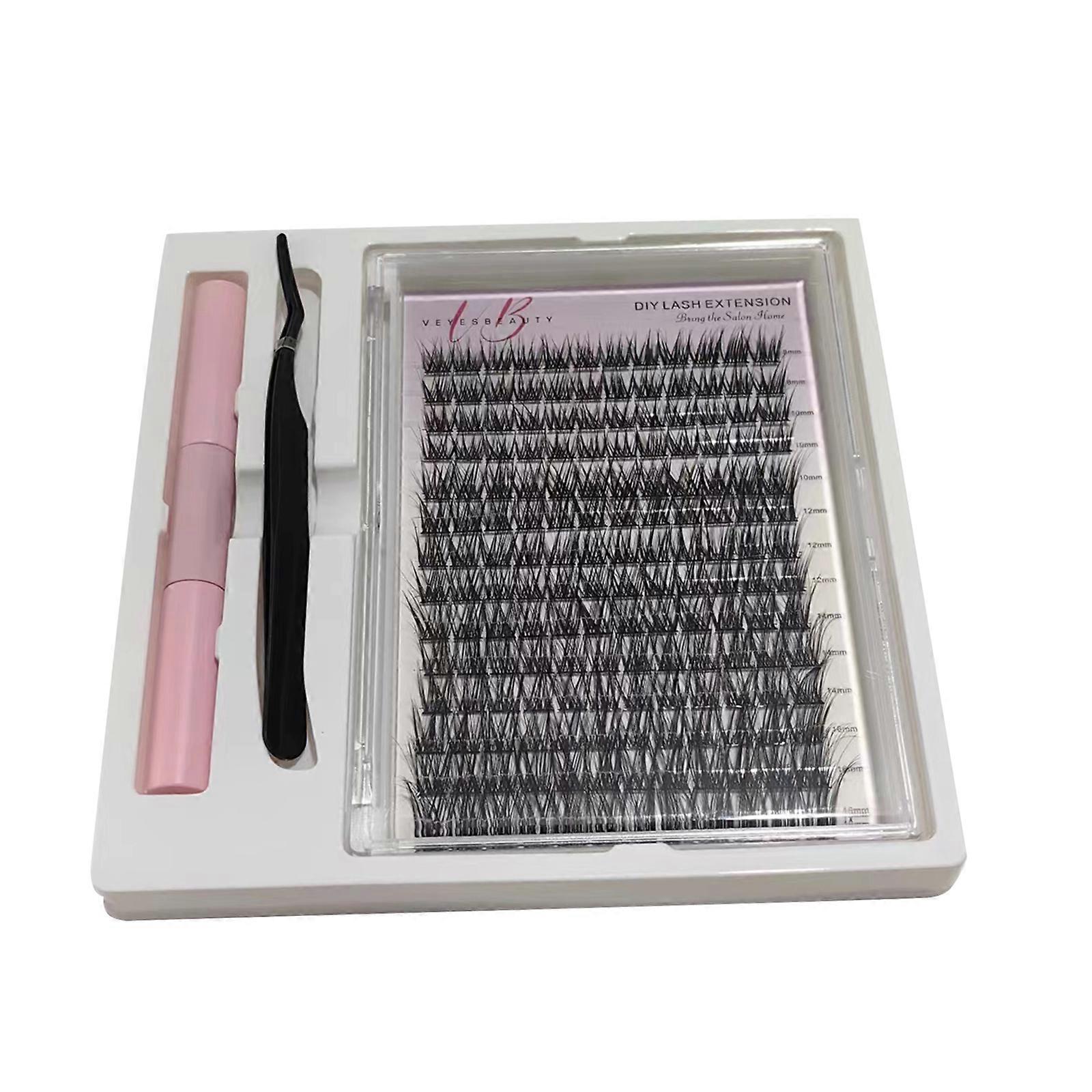 Mixed pack of False Eye Lashes Cluster Lashes Individual Cluster Lash Extensions