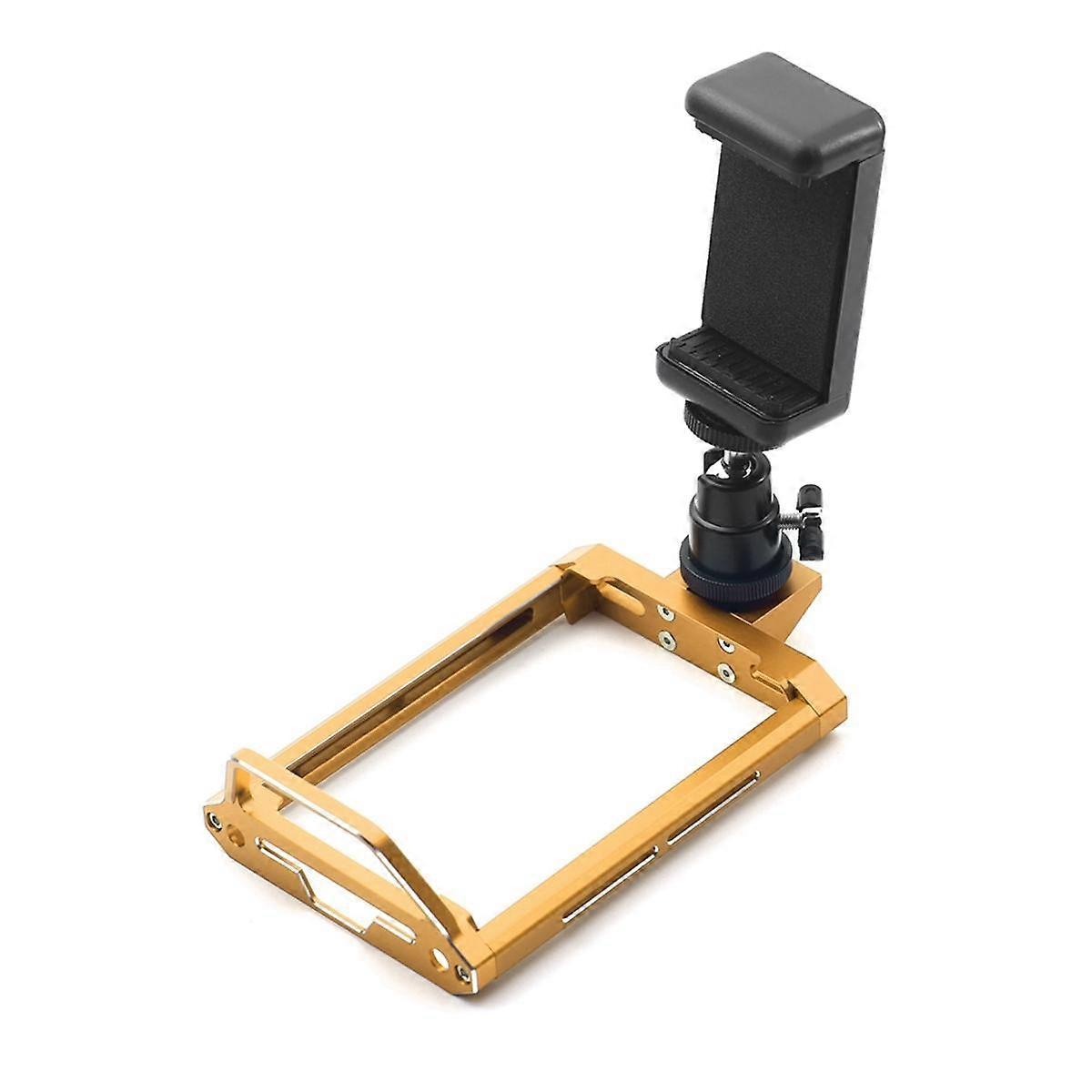 Metal Transmitter Protector Frame and Phone Holder for Noble NB4 / NB4 Pro / NB4+ Remote Control Gold