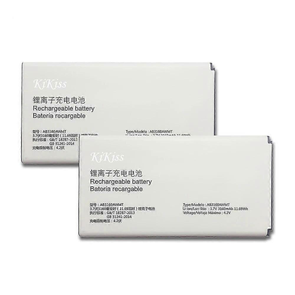 unique 3160mah Ab3160awmt Battery Compatible Philips E570 E571 Compatible Xenium Cte570 Cte57 Martphone + Track Code