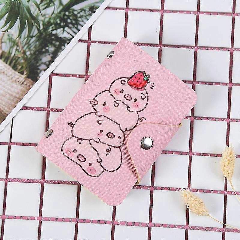 New Leather Function 20 Bits Card Case Business Card Holder Men Women Credit Passport Card Bag ID Passport Card Wallet Gifts