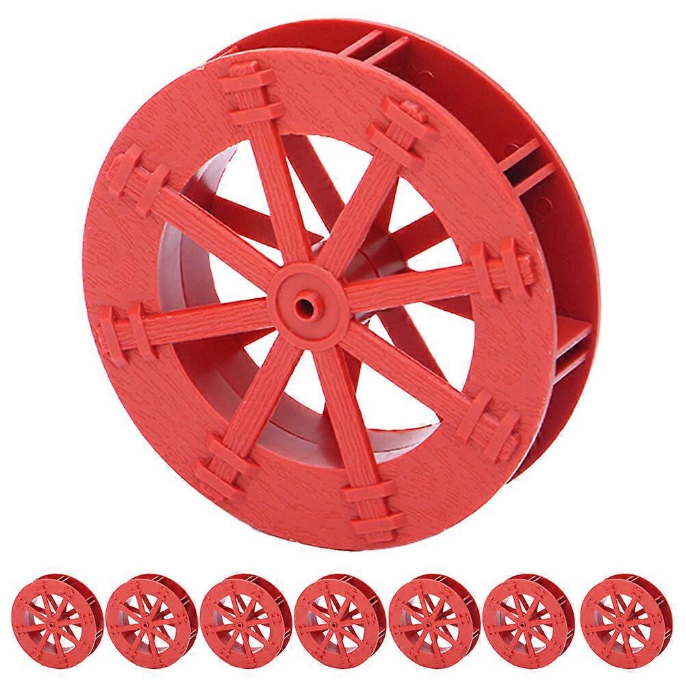 8 Pcs DIY Rotation Roue À Eau Table Chinois Cascade Remplacement Fontaine Roue
