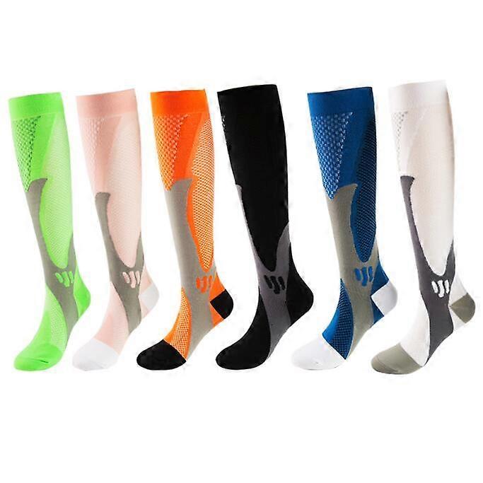 6 Pair Sport Compression Socks,Run Socks