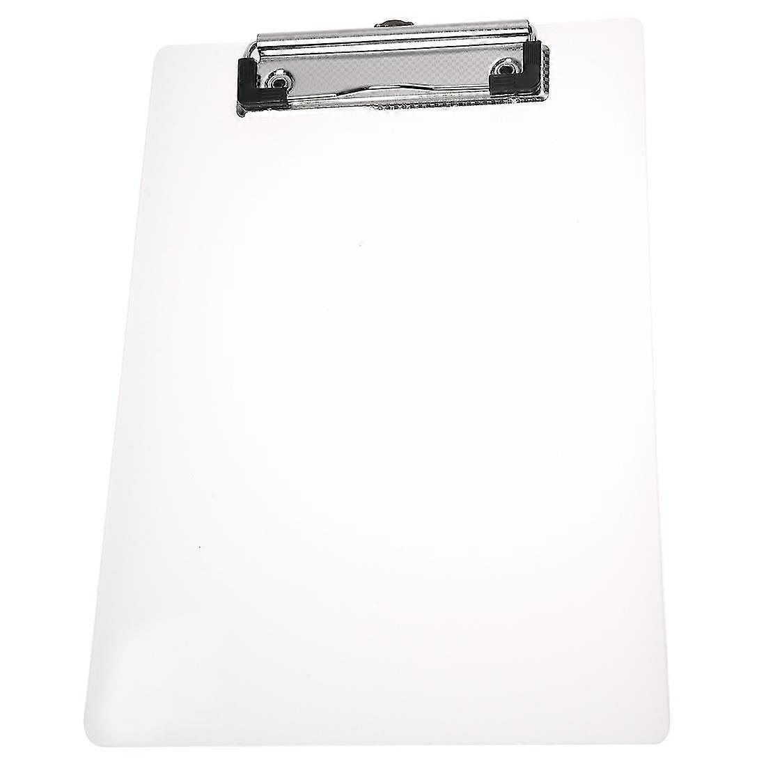 Clipboard Plate Door Translucent Block Clip For Paper A5 Office