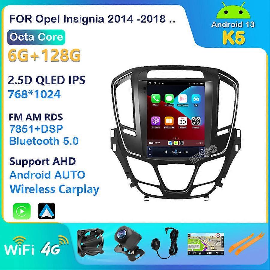 Android Tesla Style Car GPS Navigation For Buick Regal/Opel Insignia 2014- Auto Radio Stereo Multimedia Player With BT WiFi