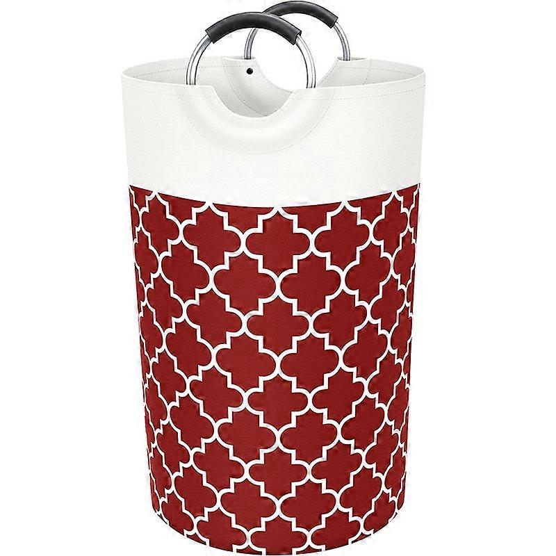 75/80L Laundry Basket, Large Laundry Hamper with Long Reinforced Handles, Collapsible Freestanding Clothes Hamper, Waterproof  (D-V2)