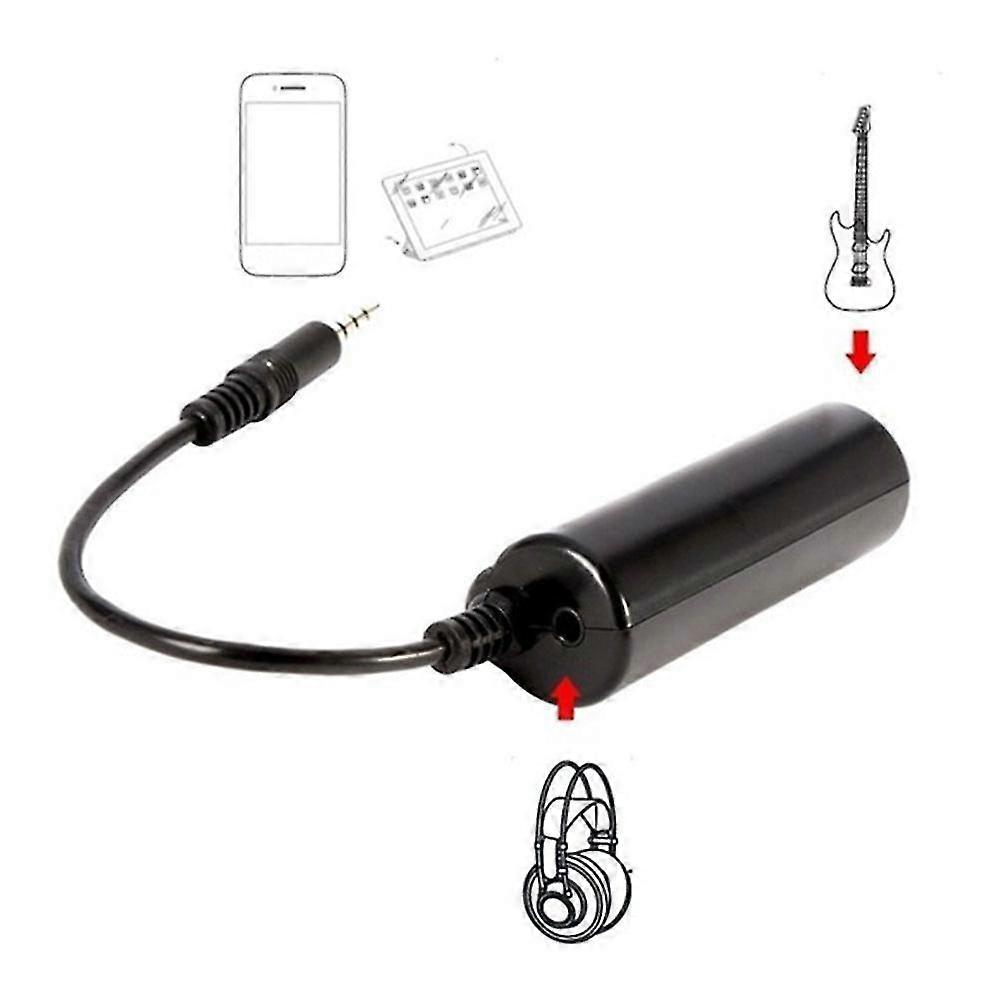 For Phone Recording Midi Converter 3.5mm Port Guitar Interface Adapter