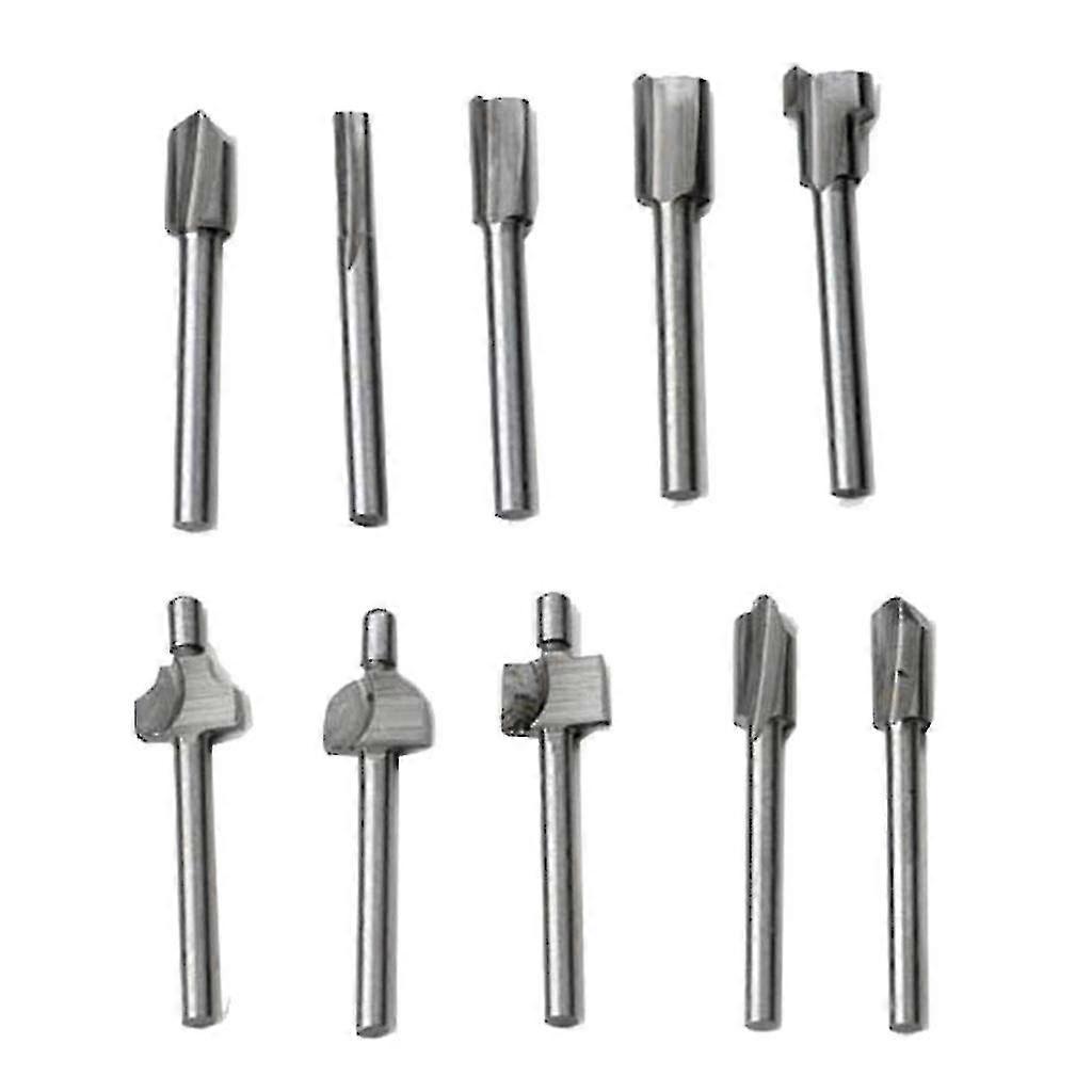 Router Bits Woodworking Milling Cutter Spiral Upcut Milling Cutter Tool Set