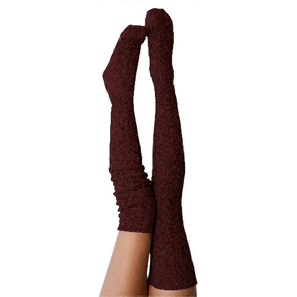 Women Knitted Long Boot Socks Autumn Winter Stockings Leg Warm
