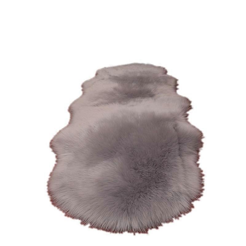 Tapis de luxe en fausse fourrure irrégulière Tapis confortables adaptés aux chambres, salons et chambres d'enfants