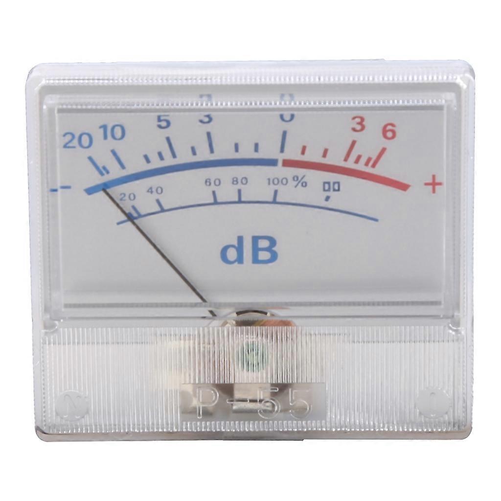 6V-12V Panel VU Meter Bulb Level Amp Audio DB Sound Level  Adjustable Backlight