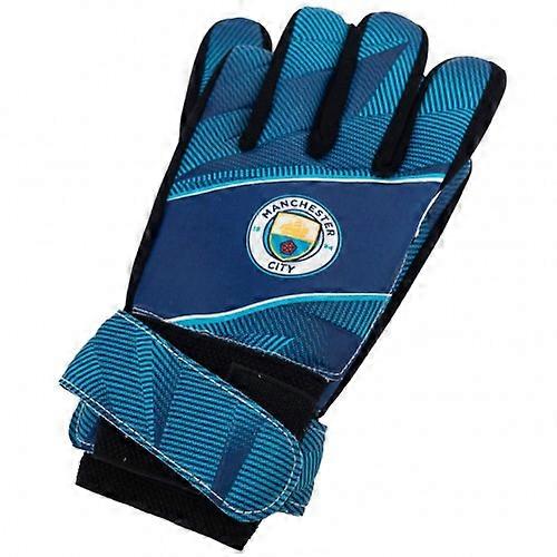 Manchester City FC Childrens/Kids Fuse Goalkeeper Gloves