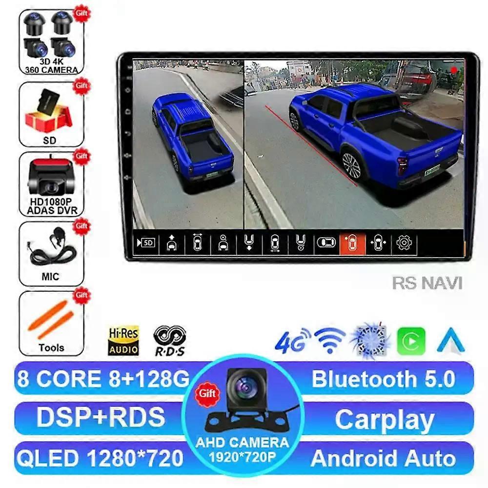 Android 14 Car Radio For Nissan Navara 3 D40 2004 - 2010 4g Lte 2din Bt Viedo Player Navigation Stereo Dsp Wireless Carplay Auto
