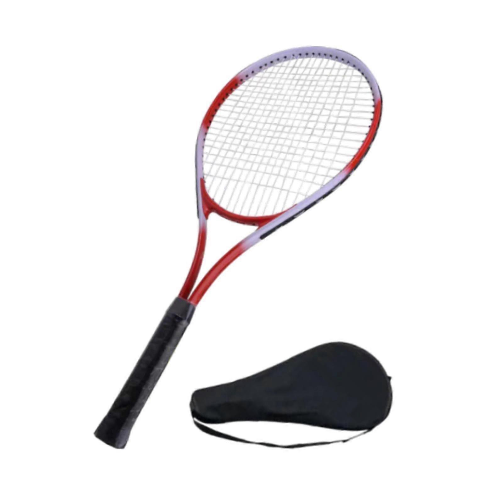 テニスラケットのみ快適な滑り止めグリップ、大人用、パークビーチガーデンレッド