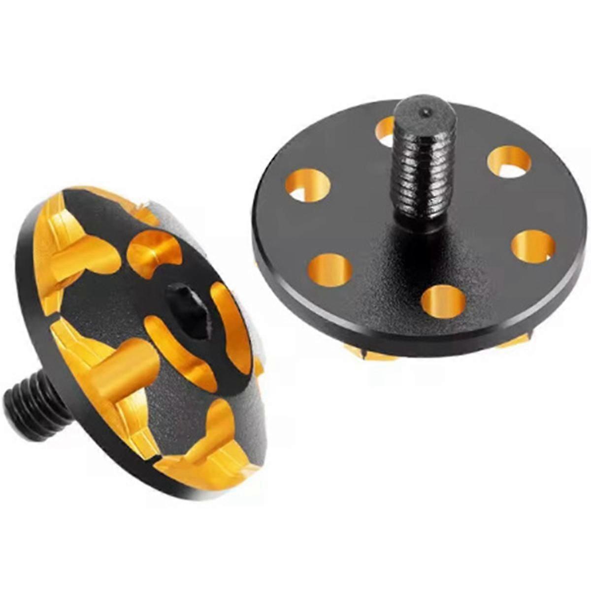 2Pcs Metal M3 Tail Wing Gasket Fixing Screws for 1/8/1/10 RC Car Upgrade Parts Accessory Style A,Go
