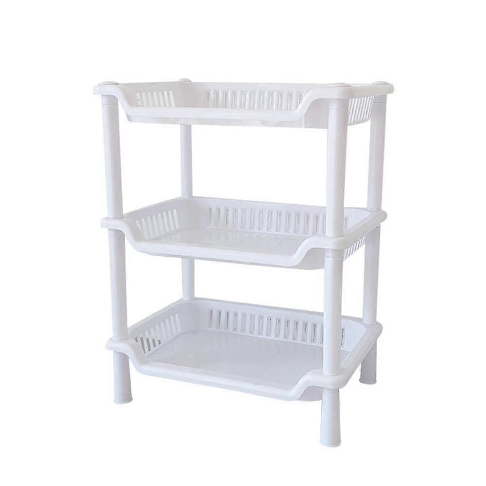 3 Tier Shower Caddy Organizer Shelf Standing Rustproof, Plastic Floor Storage Ra,1733