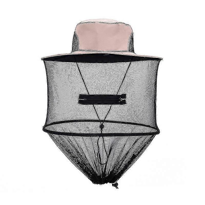 Outdoor Insect-proof And Bee-proof Breathable Hat (1pcsbeige)