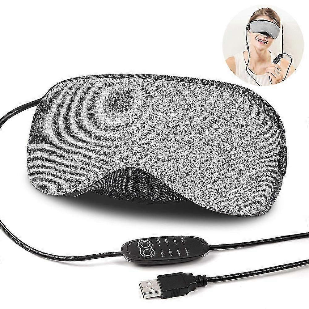 Portable Cold And Hot Usb Heated Steam Eye Mask + Reusable Ice Gels