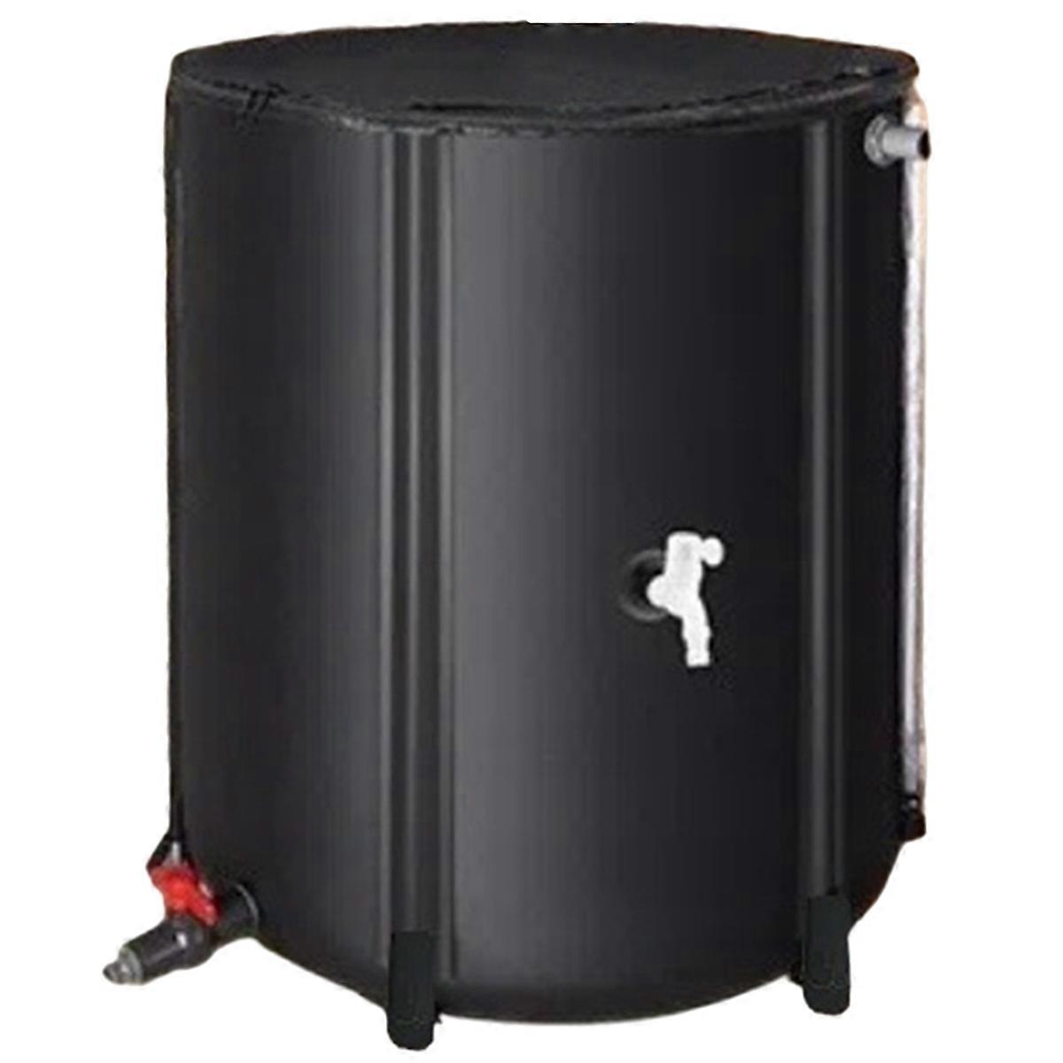 Rainwater Recycling Water Storage Tank Garden Irrigation Bucket Collection Container Garden Water Storage Barrel Black
