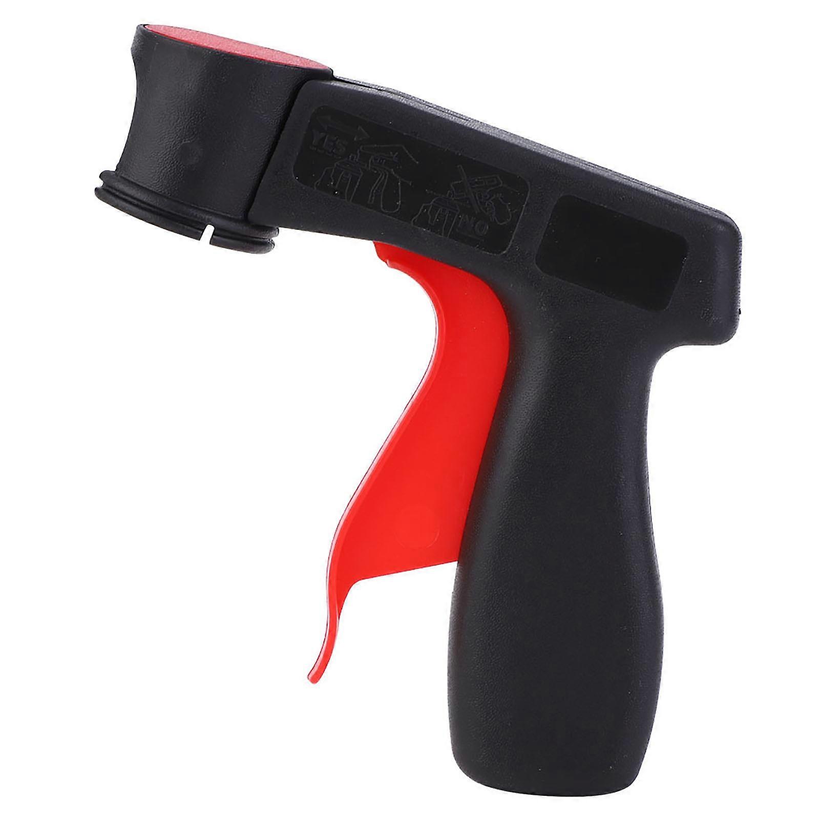 Spray paint gun with trigger, ergonomic handle