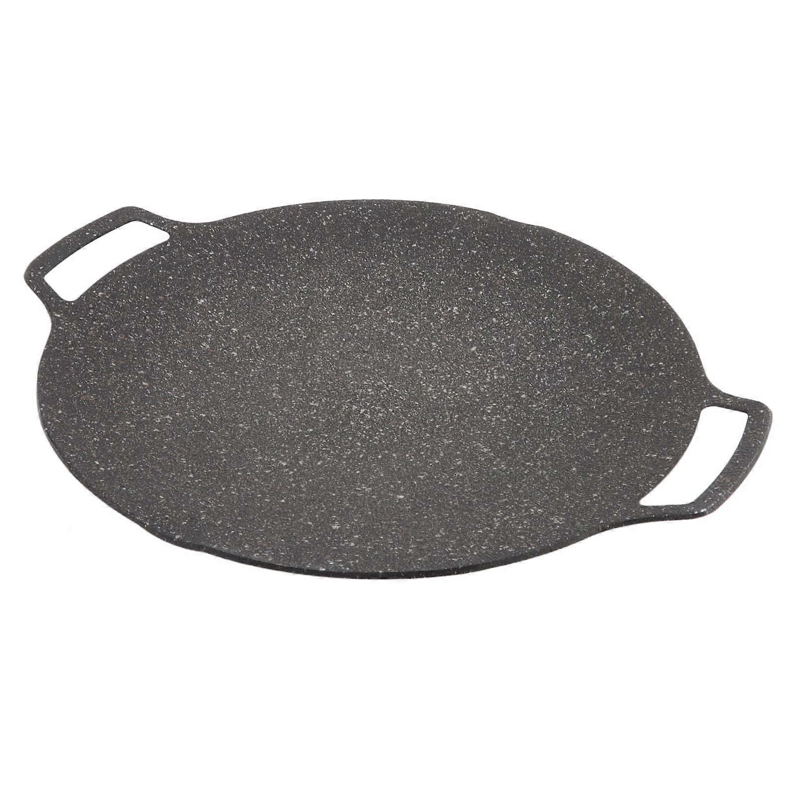 36cm Non-Stick Korean BBQ Grill Plate - Universal Design for Indoor/Outdoor Cooking
