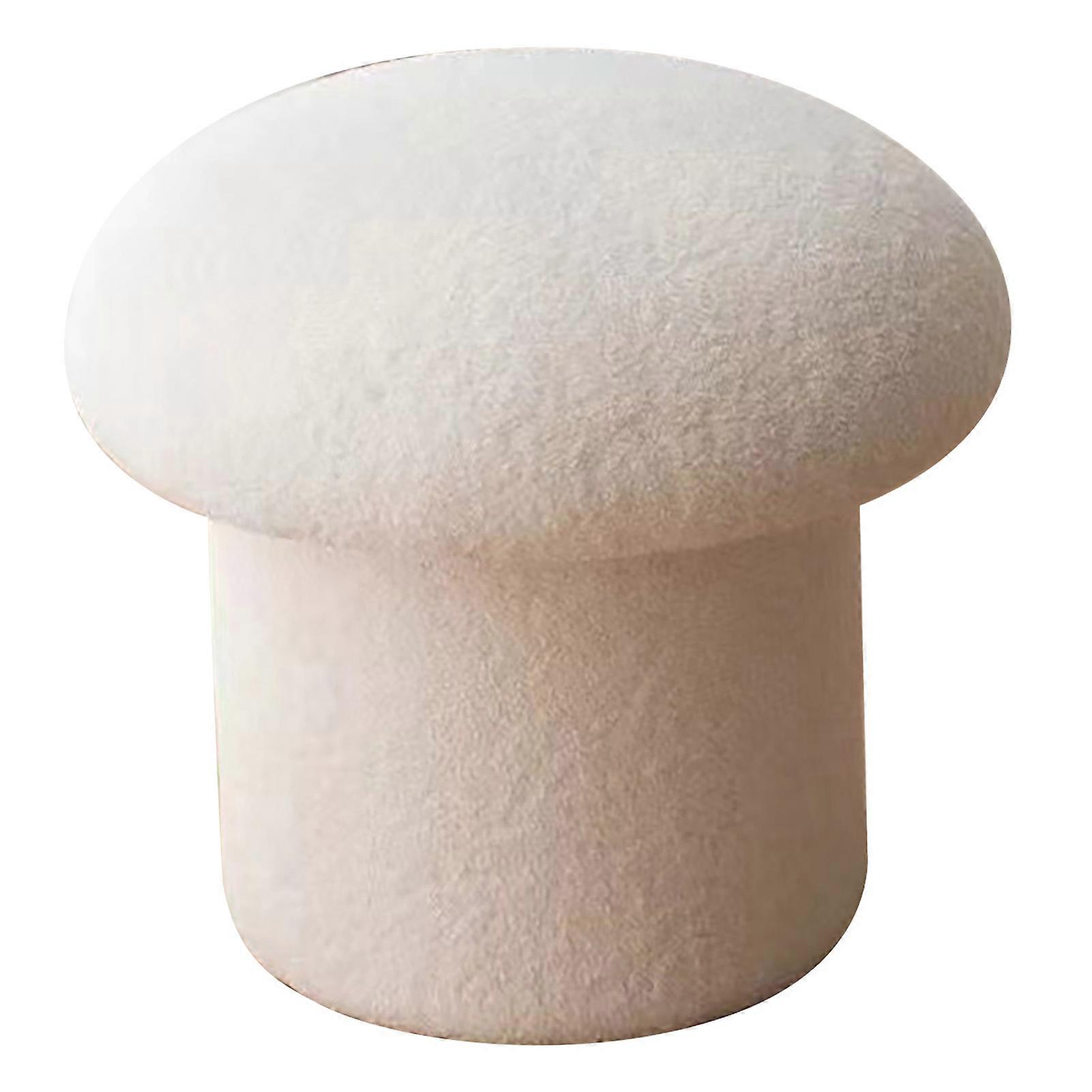 Simple modern elastic comfortable soft round pine footstool