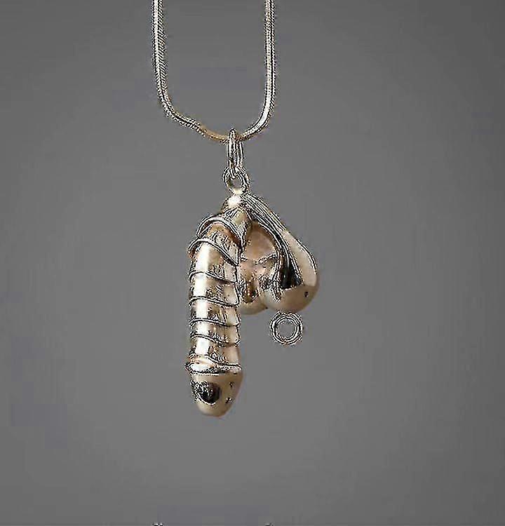 Funny Erectable Pendant Necklace