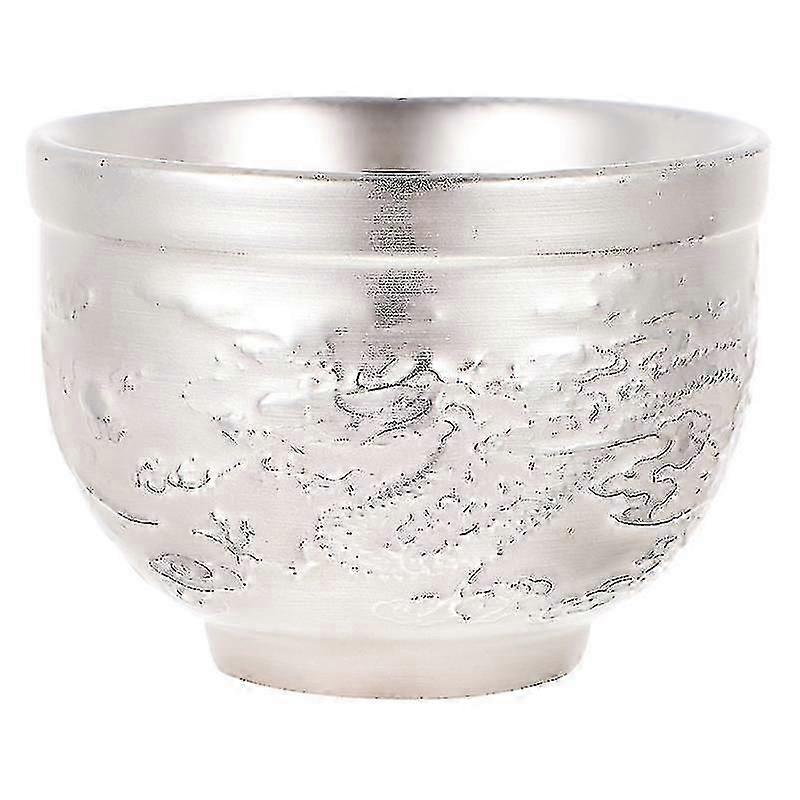 unique 1pcs Kitchen Tableware,Durable Silver-plated Tea Cup