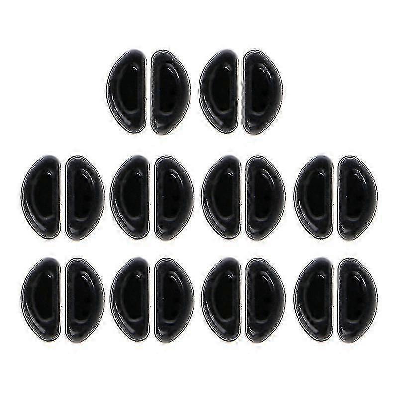 10pairs Adhesive Eyeglasses Nose Pads D Shape Anti-slip Soft Silicone Nose Pads from Shantou Centure