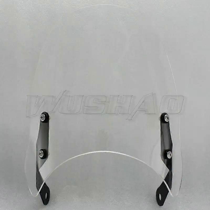 Motorcycle Windshield compatible for2018 2019 2020 Husqvarna Svartpilen Vitpilen 701 401 250 Windscreen Screen Bracket Headlight Mount MAXP