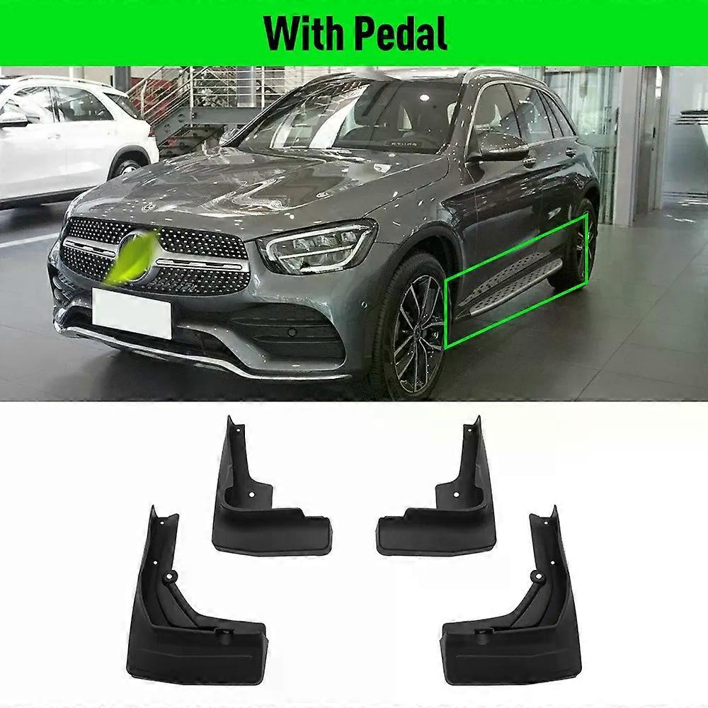 unique For Mercedes Benz GLC X253 2016 2017 2018 2019 2020 2021 2022 WO/RB Fender Mudflaps Splash Guards Mudguards Mud Flaps
