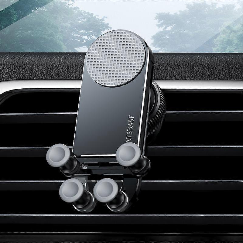 Oatsbasf Car Gravity Metal Bracket Scalable et Stable Support de téléphone portable Écran pliant Support de voiture exclusif pour téléphone portable