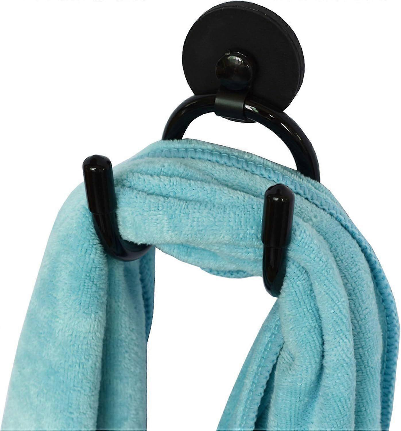 Mini Magnetic Towel Hook Towel Hanger Rack for Kitchen Dish Towels, Hand Towels, Sports Sweat Towels, Gym Towels, etc. Not for Bath Towels - Hold up t