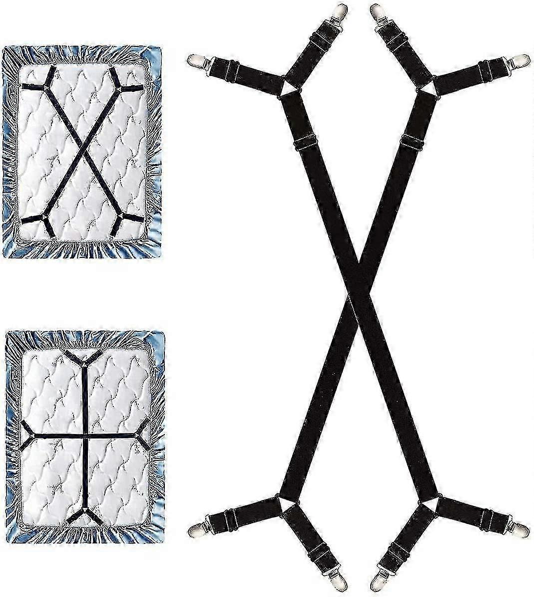 Adjustable Bed Sheet Clips, Sheet Clips With Metal Clips, Mattress Clips