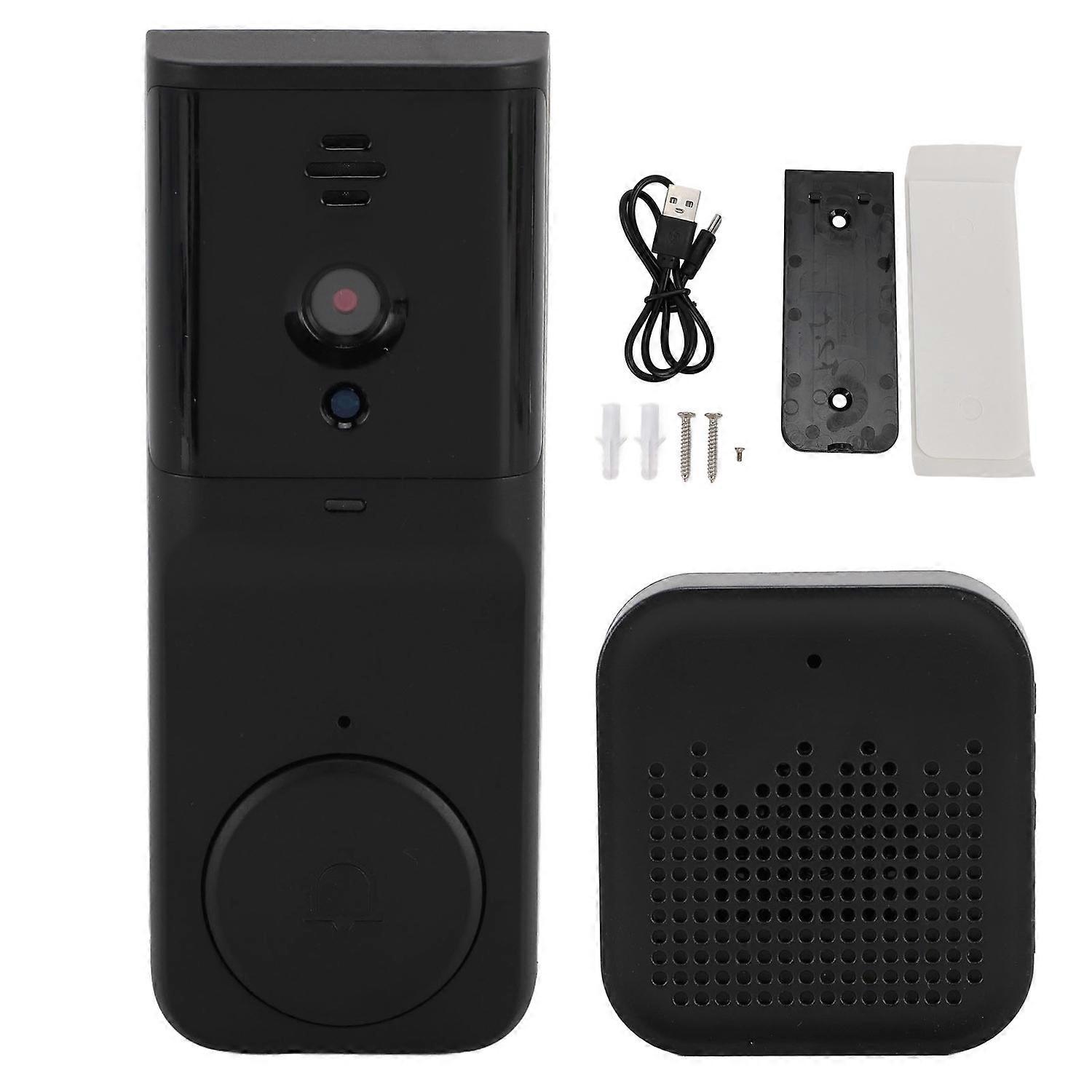 Video Doorbell Wireless 2 Way Talk APP Cloud Storage Motion Detection Infrared Sensor 130° Wide Angl
