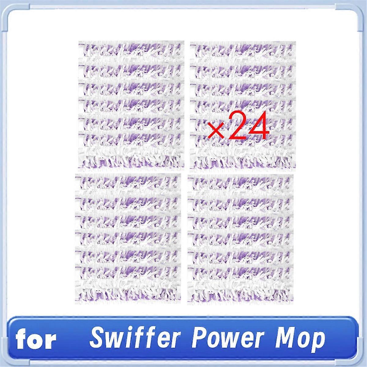 24 PCS Disposable Power Mop Pads Refills for Power Mop Pads Multi- Mop and Power Mop Mop Floor Clea