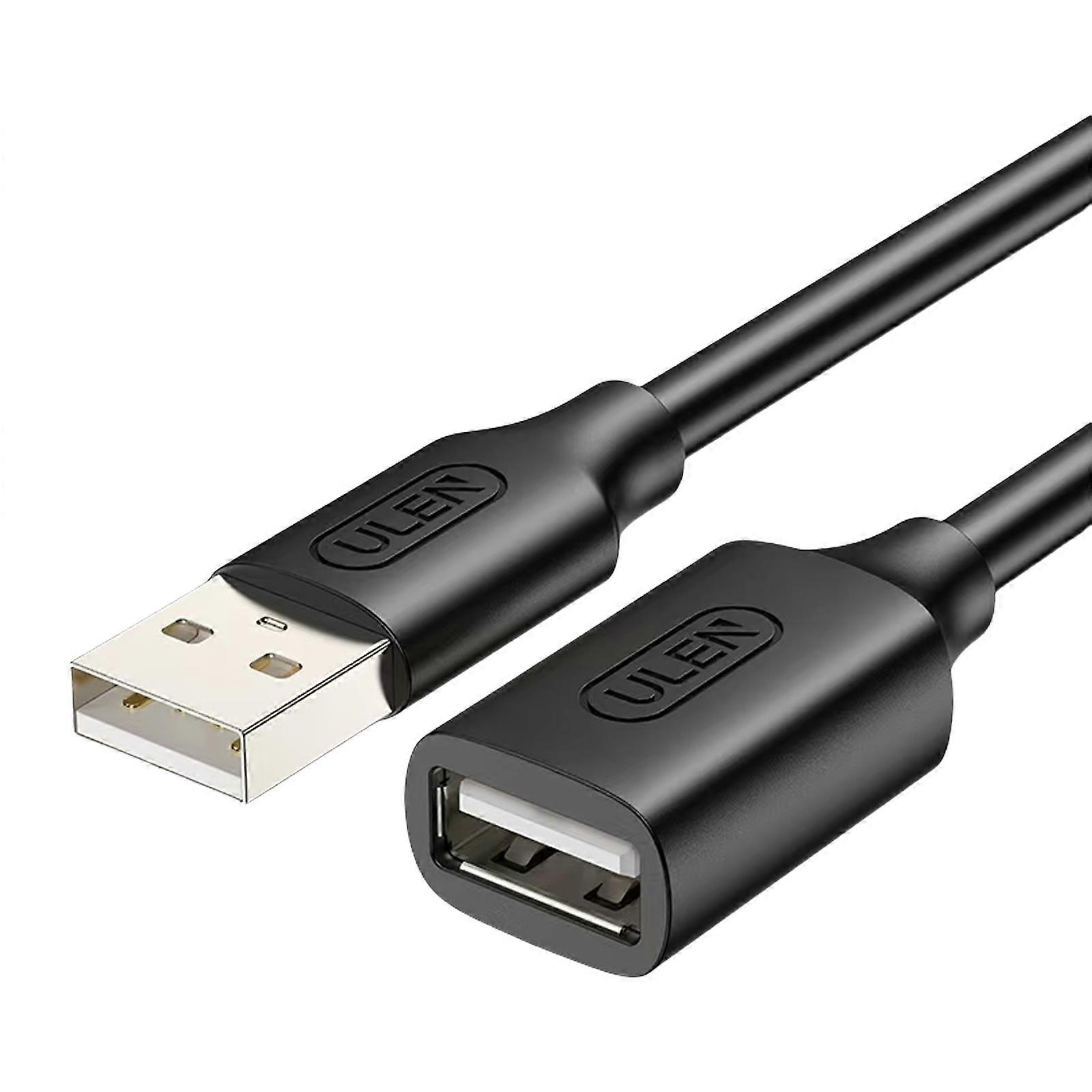 USB 2.0 Data and Charging Extension Cable Male to Female Data Sync Cable for Various Electronic Devices
