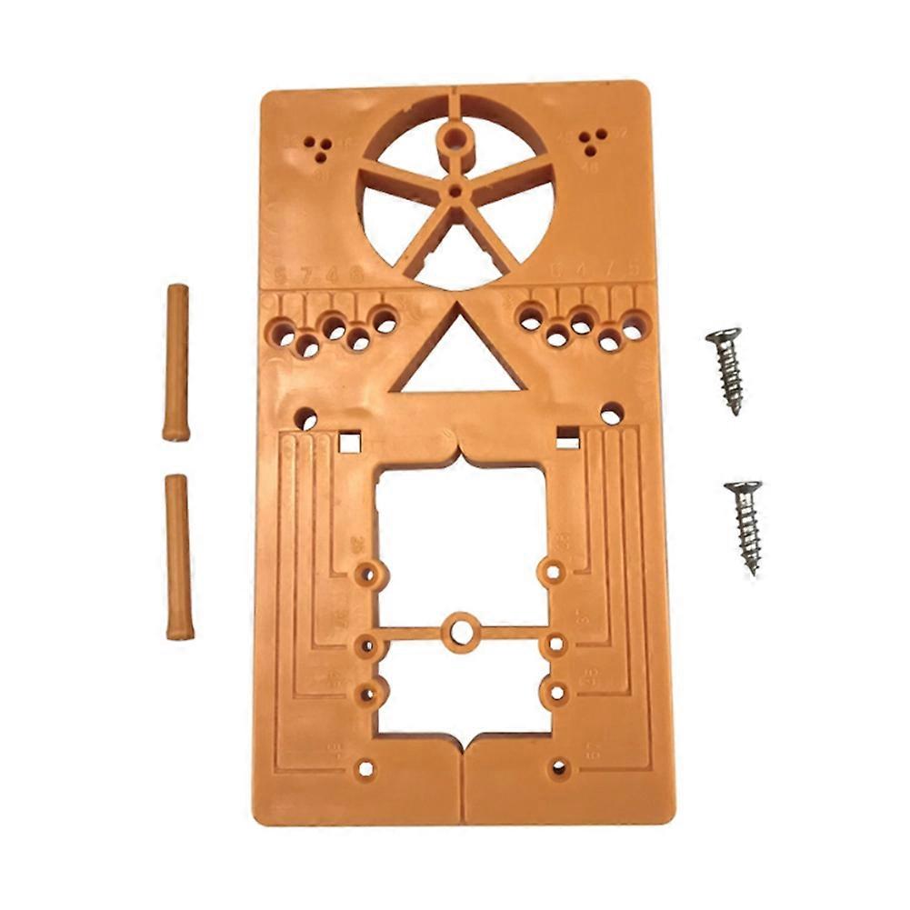 Woodworking Hinge Hole Puncher,Hinge Jig Hole Drill Guide Bit B