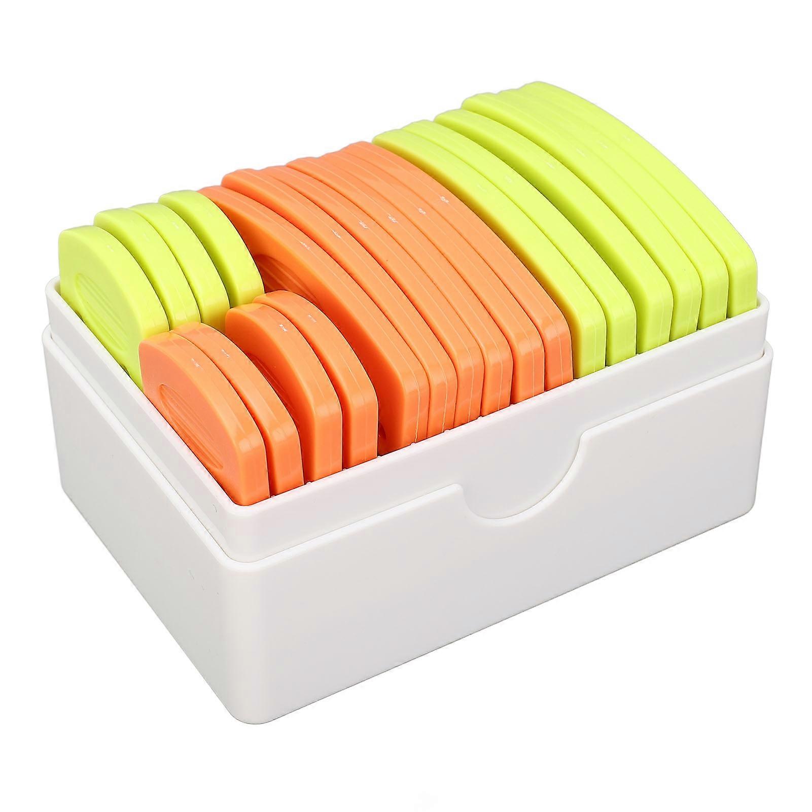 Knitting Crochet Sewing Comb Set - Orange Yellow Home Project Tools