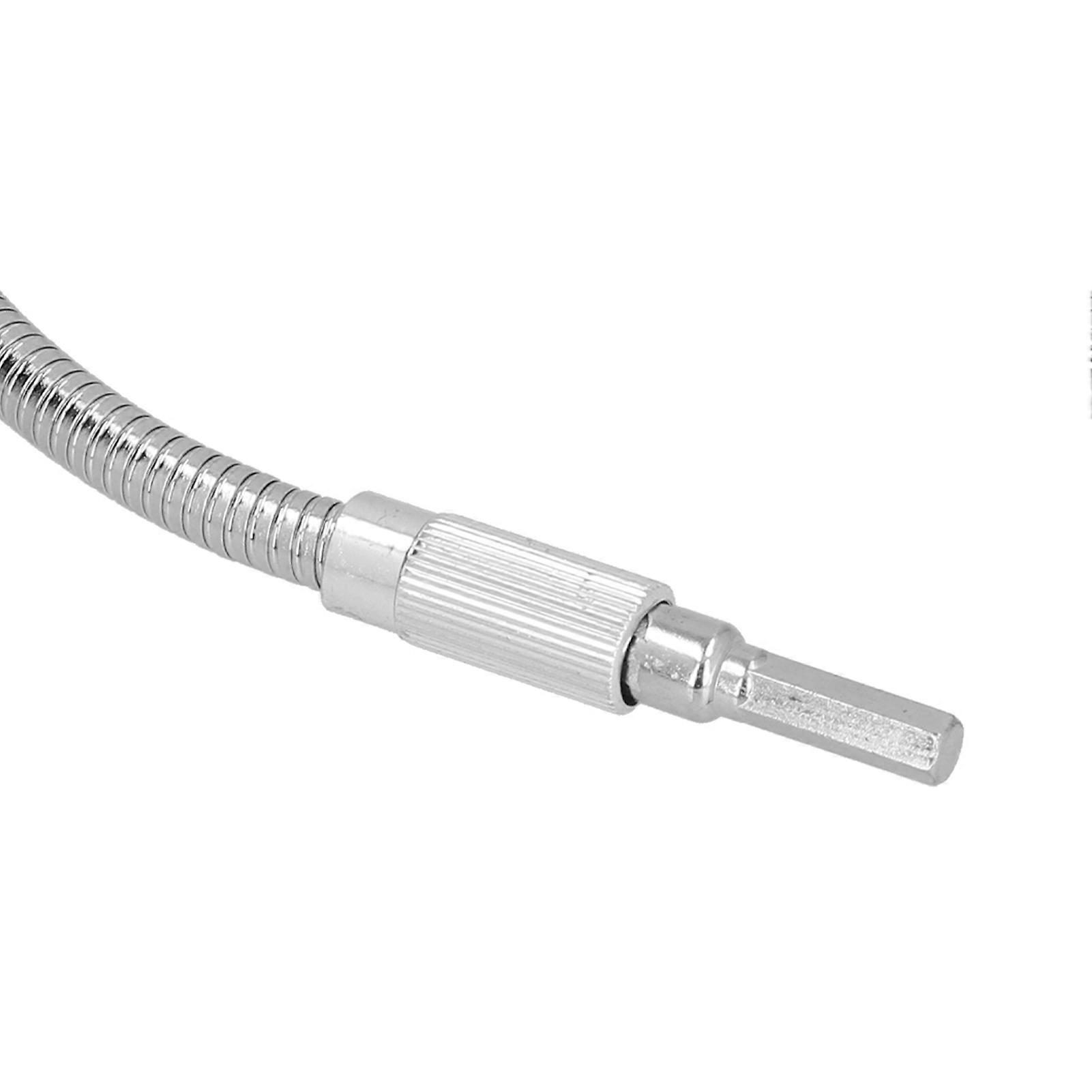 2pcs Metal Flexible Hex Shank Screwdriver Bits for Electric Drill 300mm Extension Connecting Rod