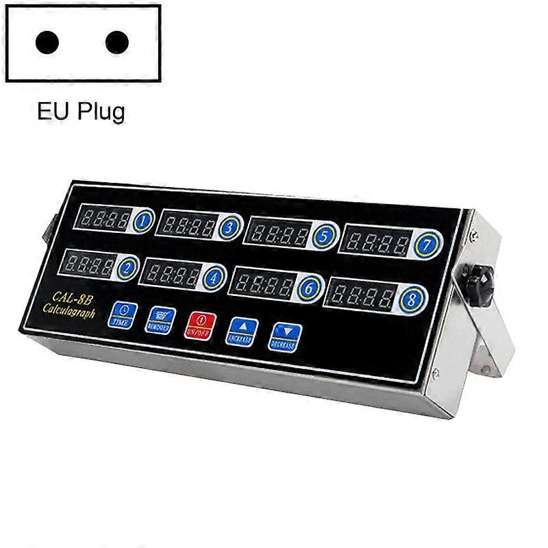 Kitchen Timer Fried Chicken Burger Baked Timer, EU Plug, Specification: 8 Channel 8 Channel 