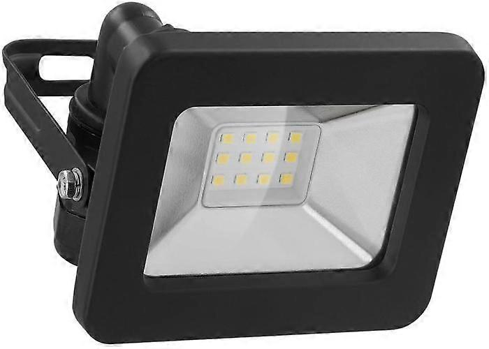 LED-Außenprojektor - Goobay - 10W - 850lm - Schwarz - Kompaktes Design