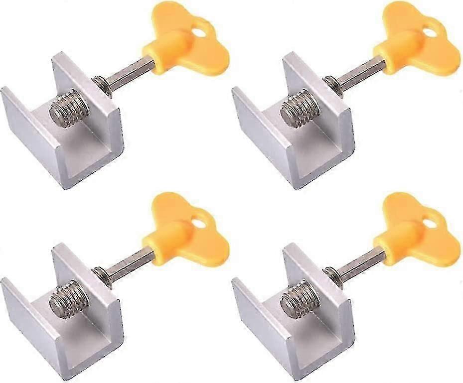 2025 - Sliding Window Locks 4 Pieces Sliding Door Stopper Adjustable Window Lock Adjustable Sliding Door St